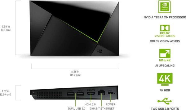 NVIDIA SHIELD TV Pro | 4K HDR Streaming, Dolby Vision-Atmos, AI Upscaling & Cloud Gaming - Image 5