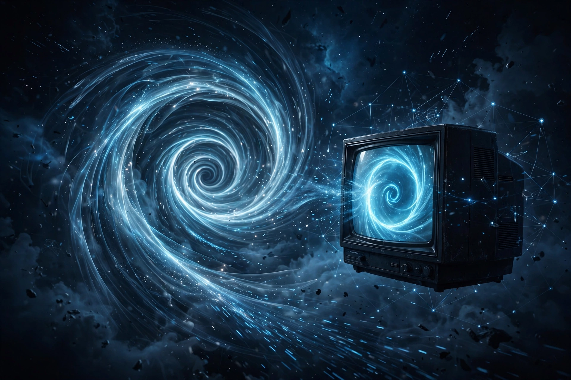 Glowing portal tunnel artwork illustrating what a Stalker portal is for IPTV